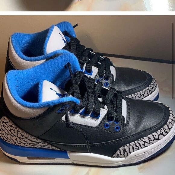 Jordan 3 Jordan 11 black and royal - Picture 1 of 3